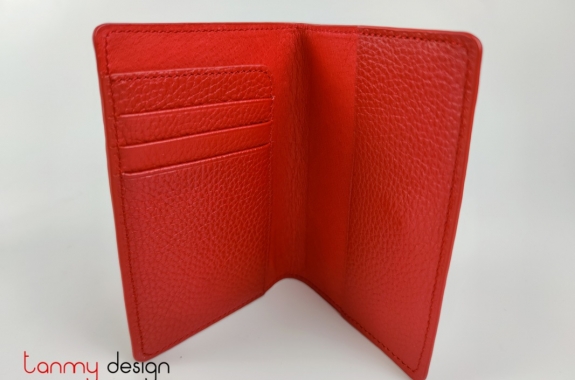 Red passport cover